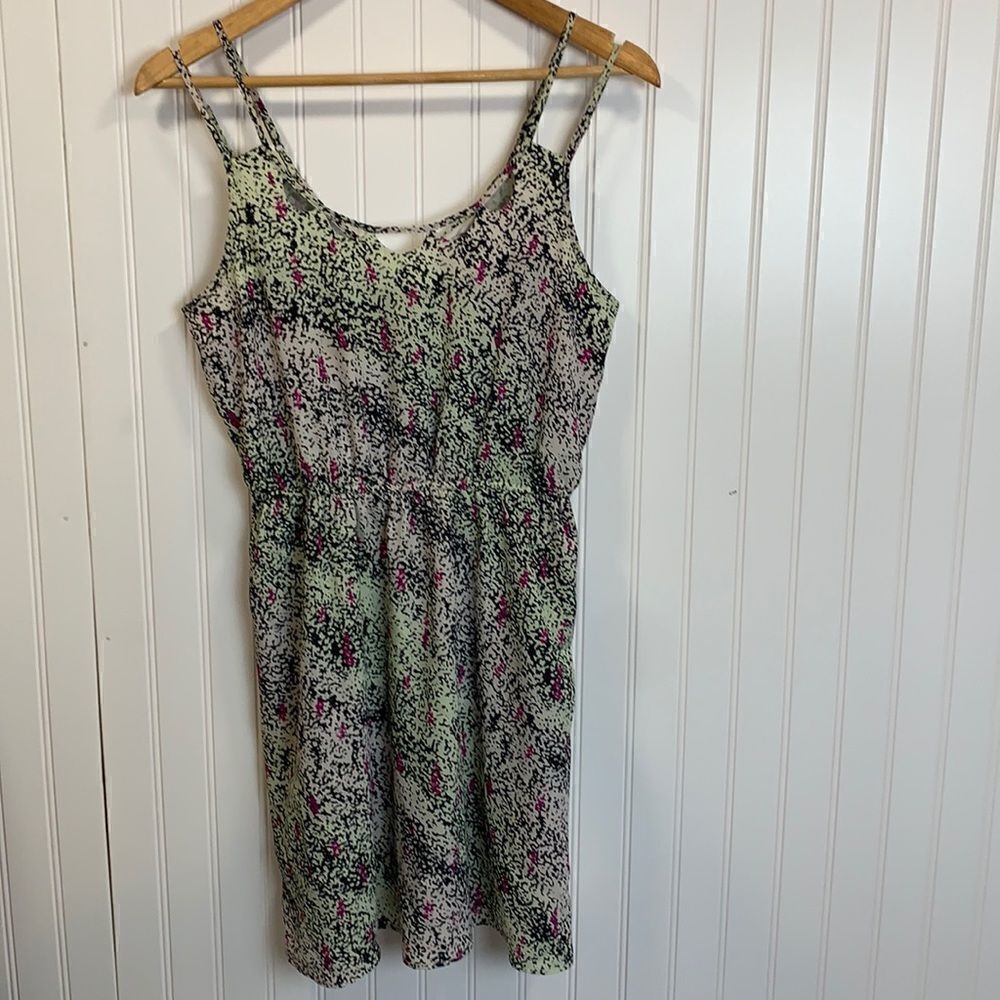 BCBGeneration printed spaghetti strap dress